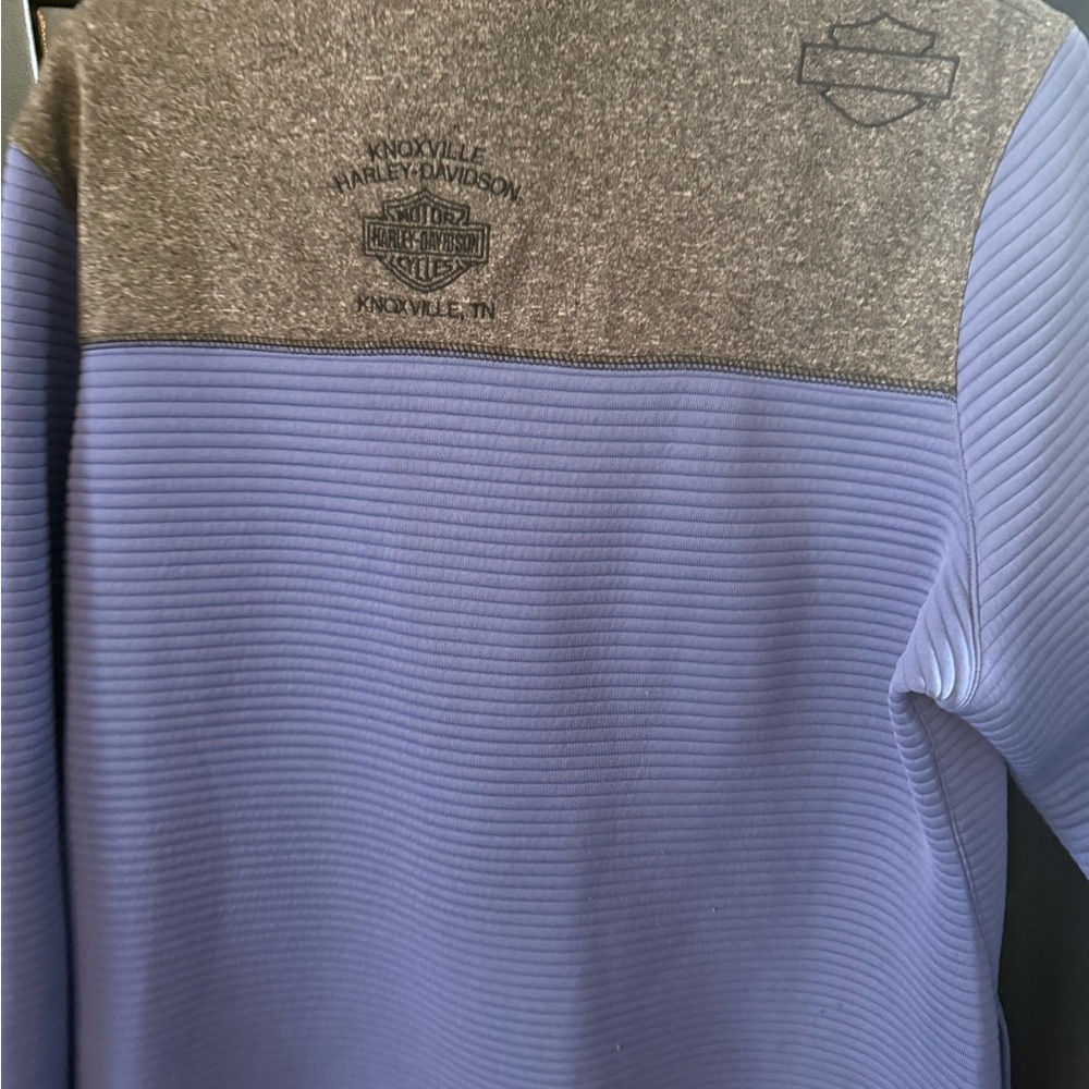 Harley-Davidson Gray and Purple Pullover